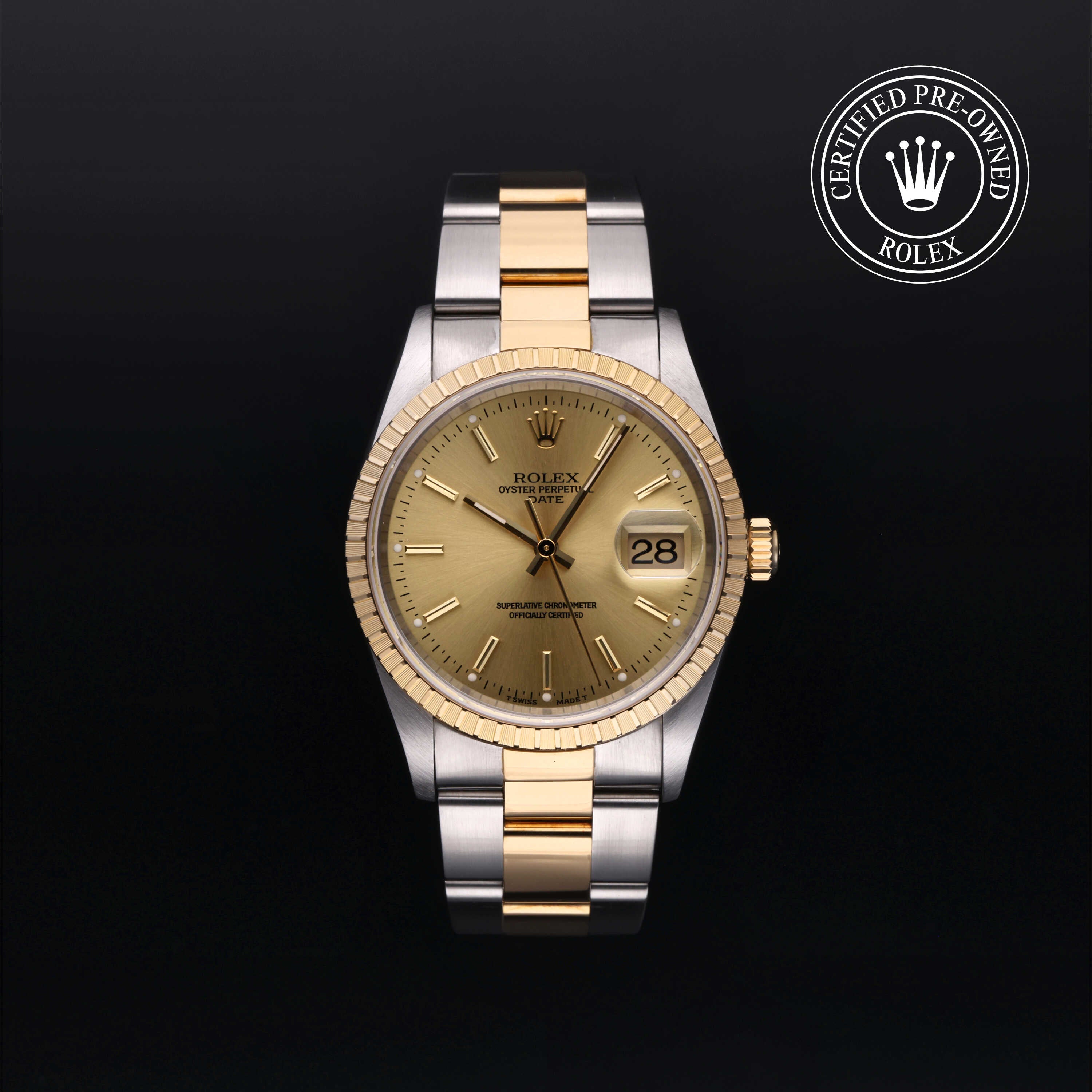 Rolex date 34 oystersteel sale