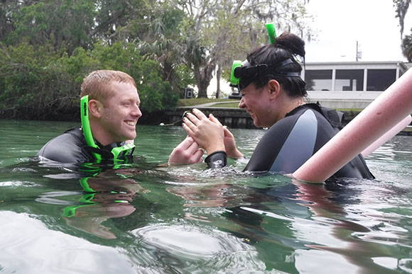 Ian Proposes to Lauren with a Spinel & Diamond Ring from Henne Jewelers