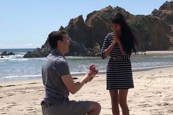 Ethan Proposes to Sandy with a Custom Engagement Ring from Henne Jewelers