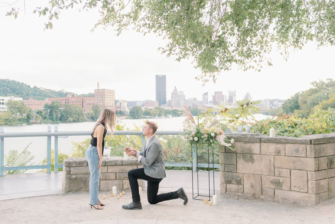 Noland Proposes to Hope with an Engagement Ring from Henne Jewelers