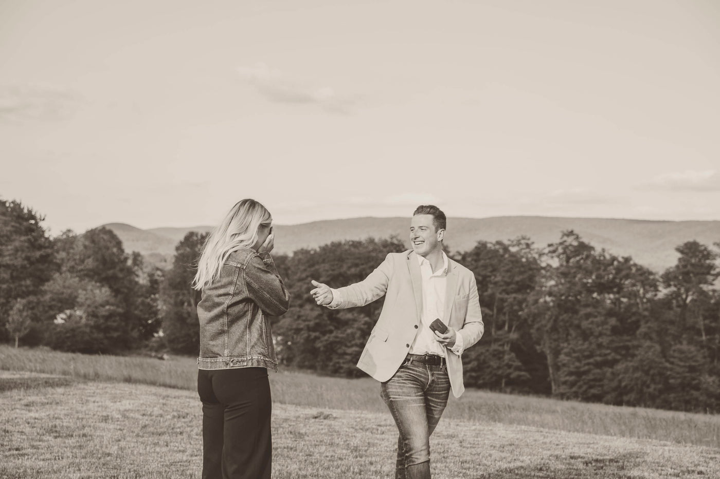 Michael Surprising Gretta with Proposal at Nemacolin Resort