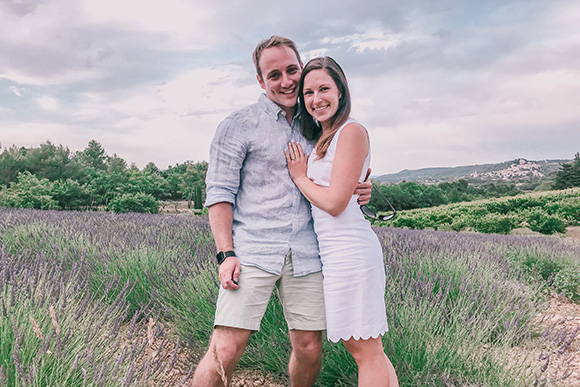 Henne Engagement Ring Couple Rob & Jennie After Their Engagement