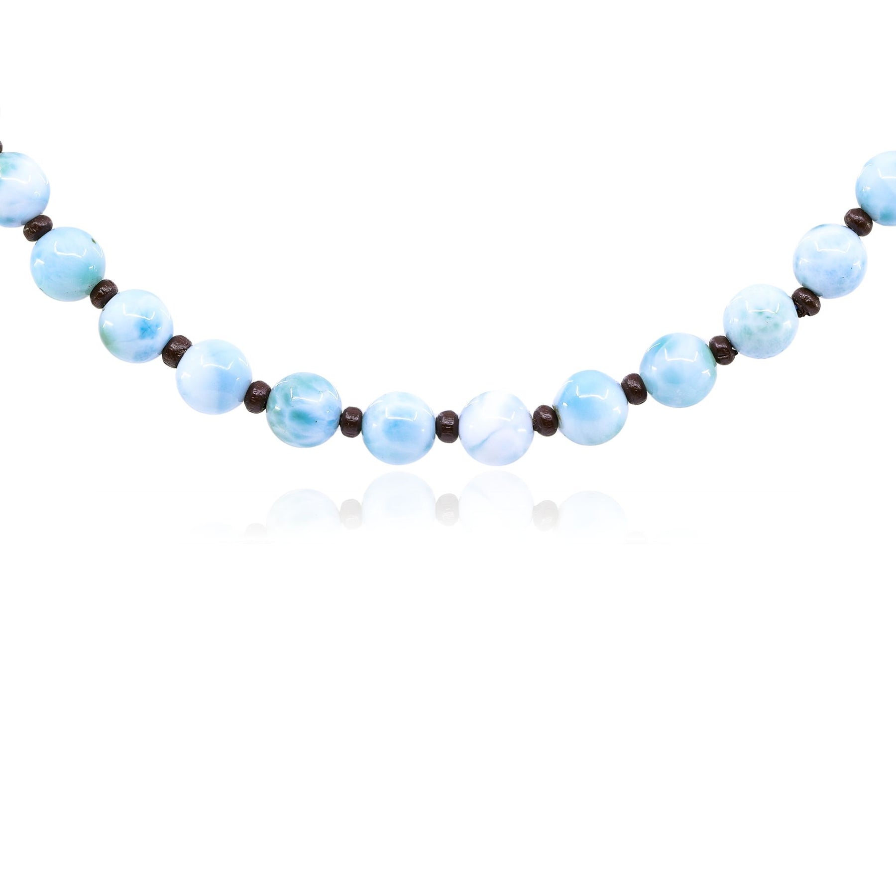 EXCLUSIVELY NINA LARIMAR BEAD NECKLACE