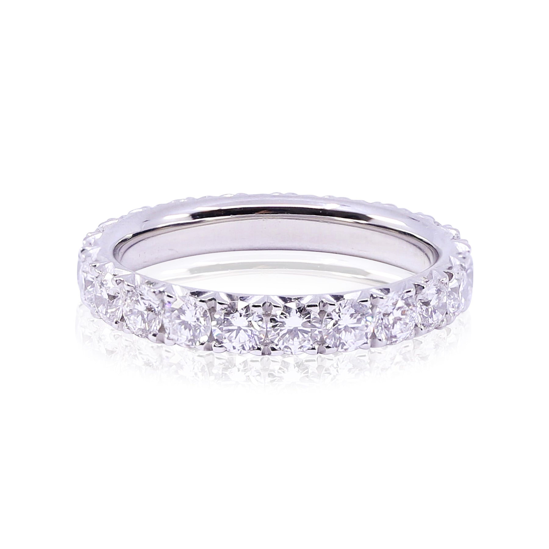 MARK PATTERSON PLATINUM DIAMOND ETERNITY BAND - 1.76CTW