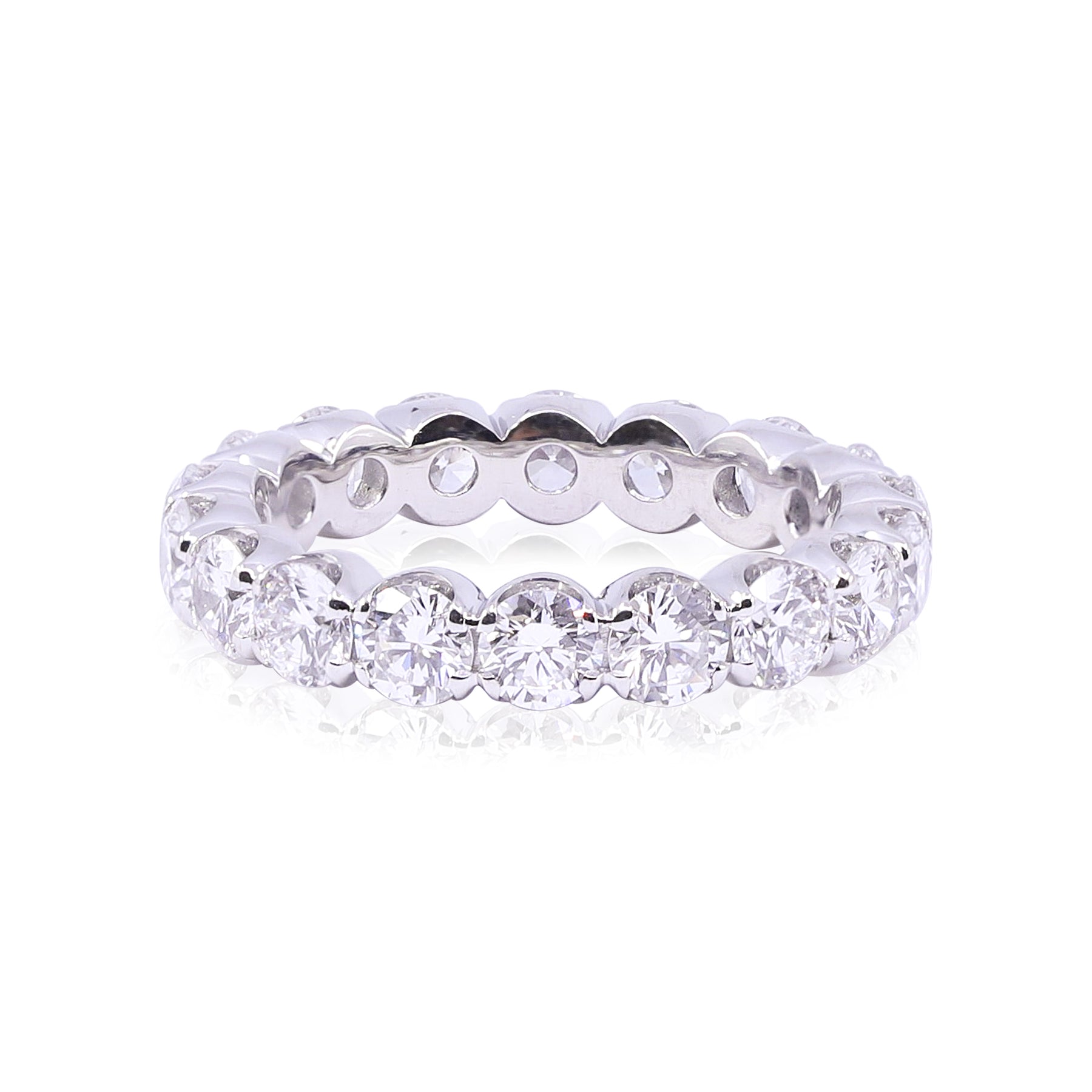 PLATINUM DIAMOND ETERNITY BAND - 2.99CTW