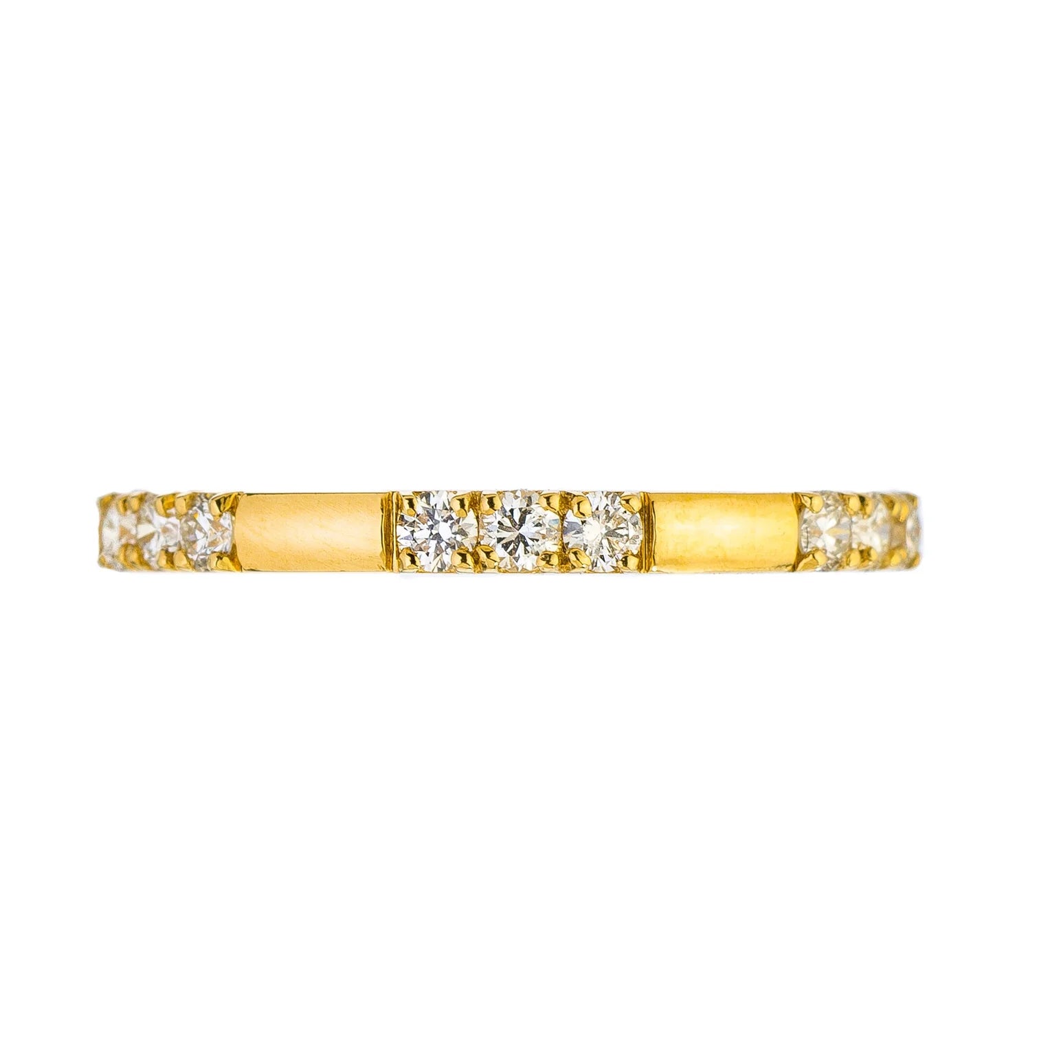 SETHI COUTURE 18K YELLOW GOLD LUNA DIAMOND BAND