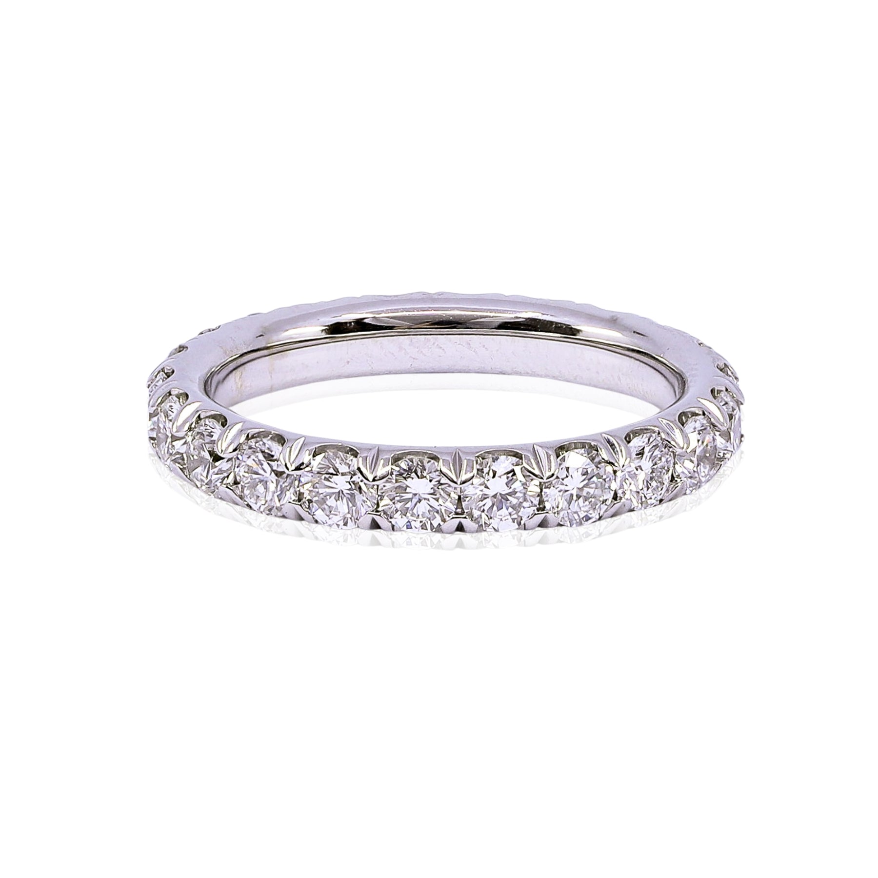 14K WHITE GOLD DIAMOND ETERNITY BAND - 2.00CTW