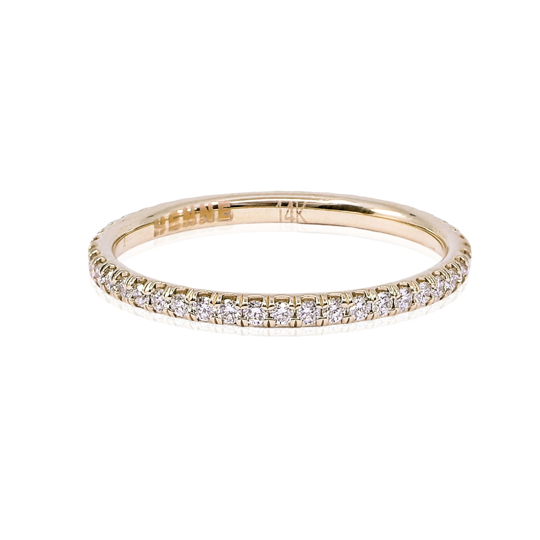 14K YELLOW GOLD DIAMOND ETERNITY BAND - 0.45CTW