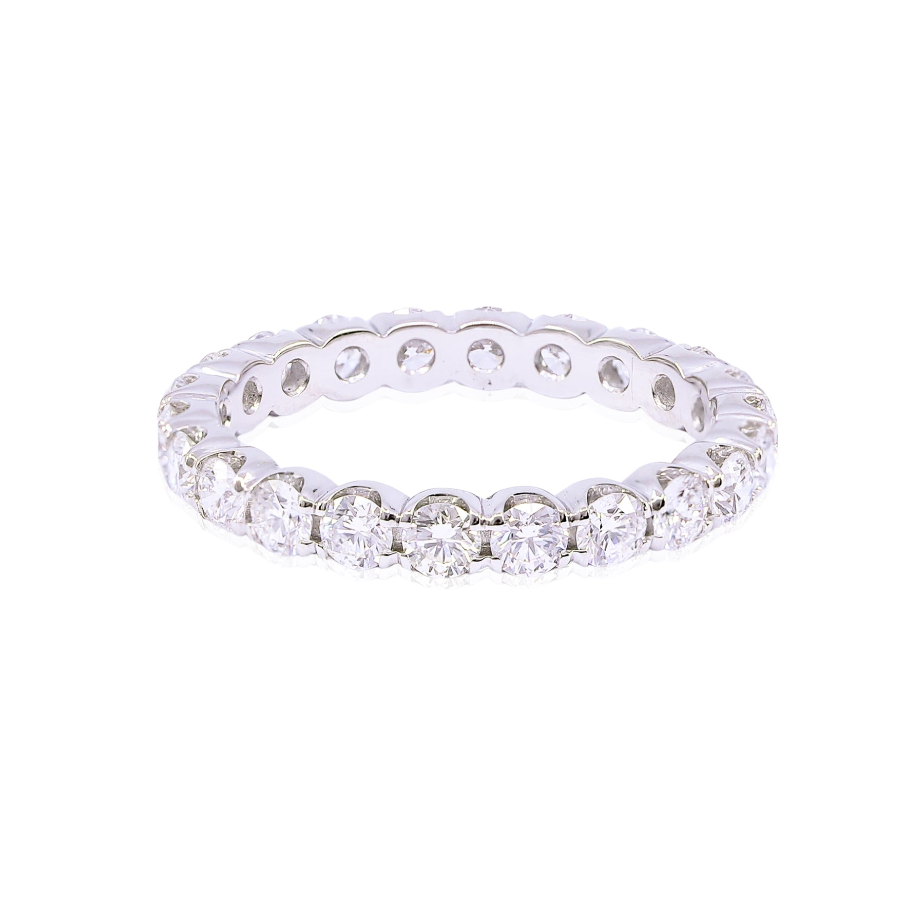 MARK PATTERSON PLATINUM DIAMOND ETERNITY BAND - 1.37CTW