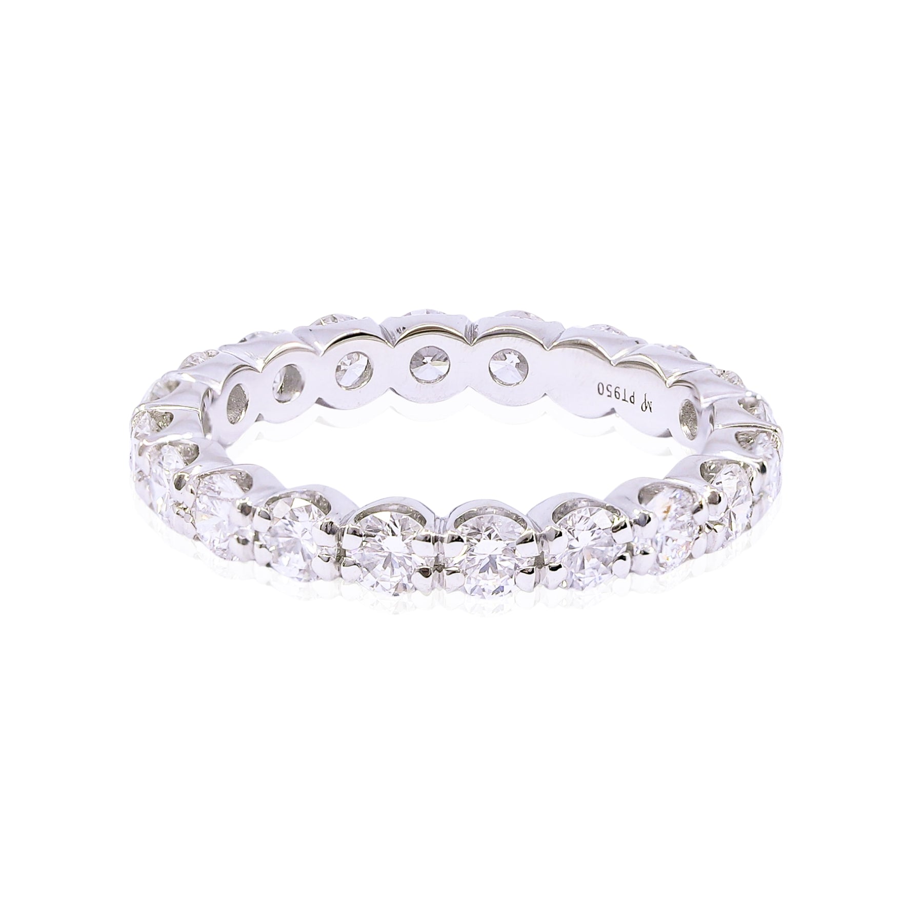 MARK PATTERSON PLATINUM DIAMOND ETERNITY BAND - 1.73CTW