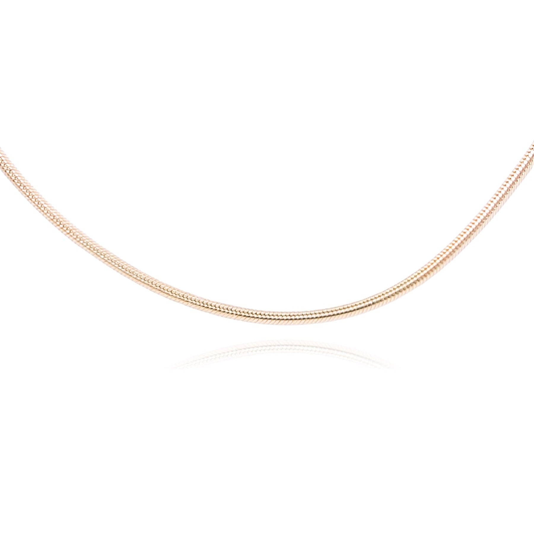 ESTATE 14K YELLOW GOLD SNAKE CHAIN