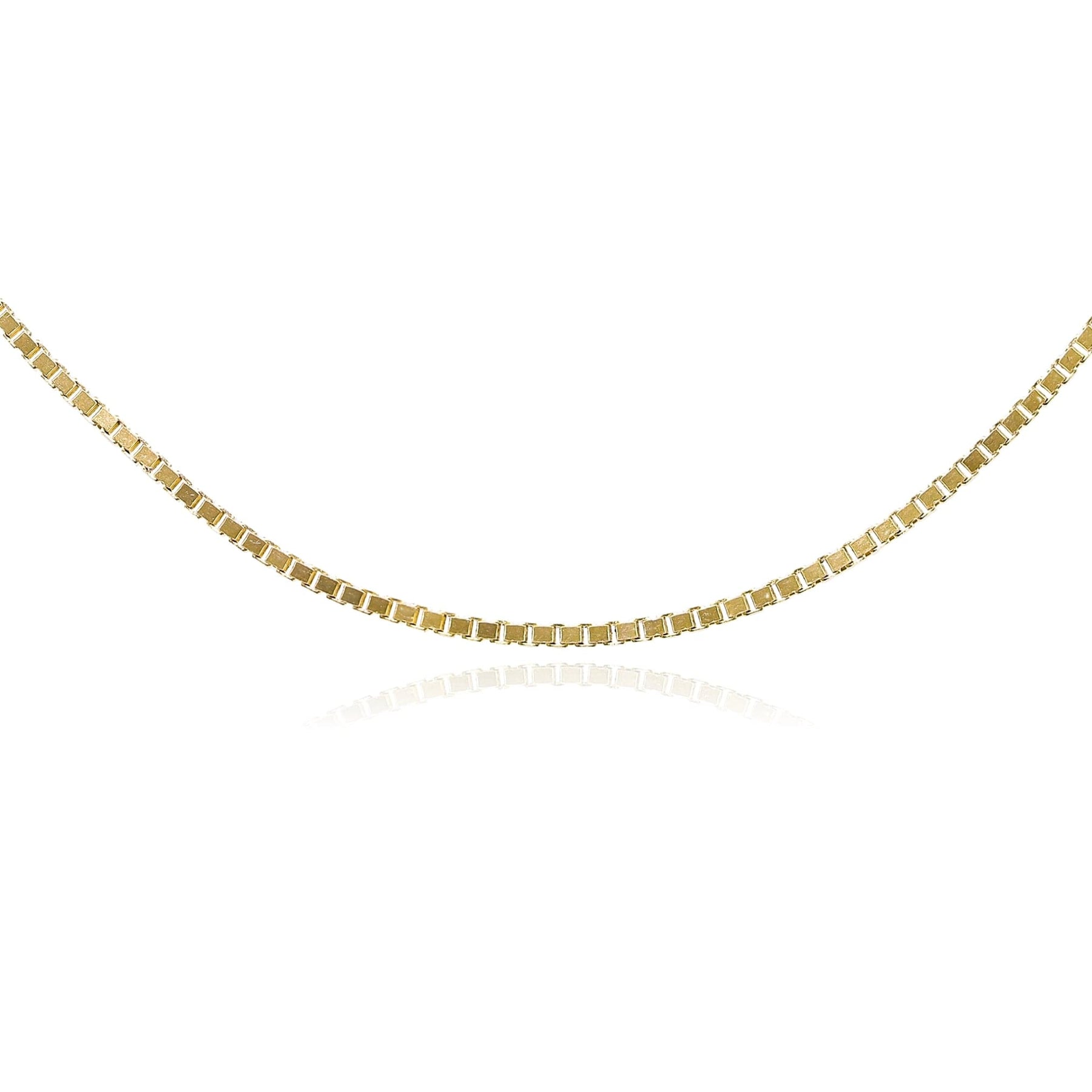 ESTATE 14K YELLOW GOLD BOX CHAIN