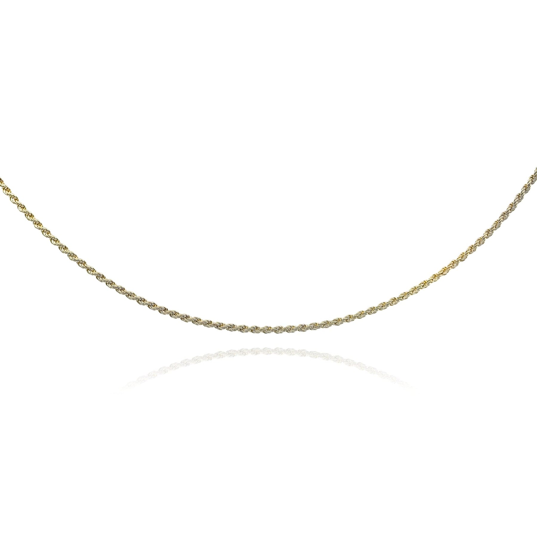 ESTATE 14K YELLOW GOLD ROPE CHAIN