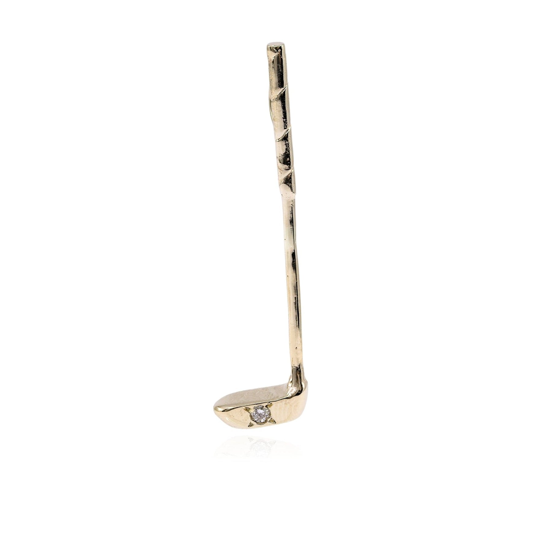 ESTATE 14K YELLOW GOLD GOLF DRIVING CLUB CHARM