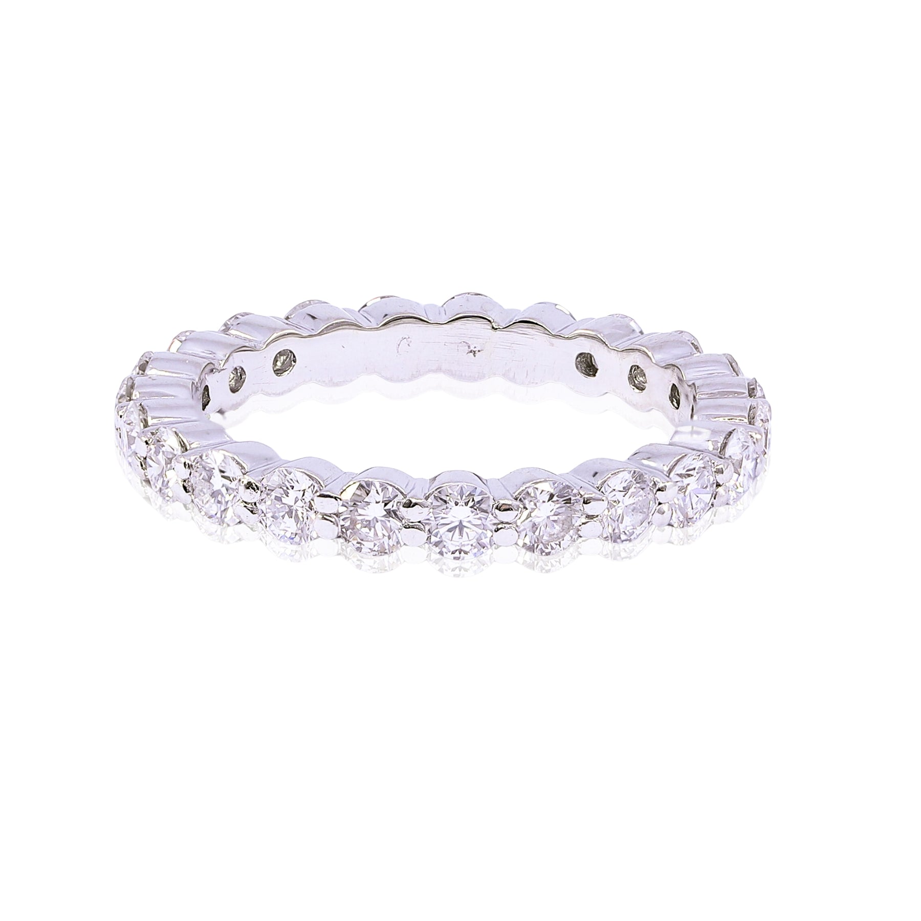 ESTATE PLATINUM DIAMOND ETERNITY BAND - 1.50CTW