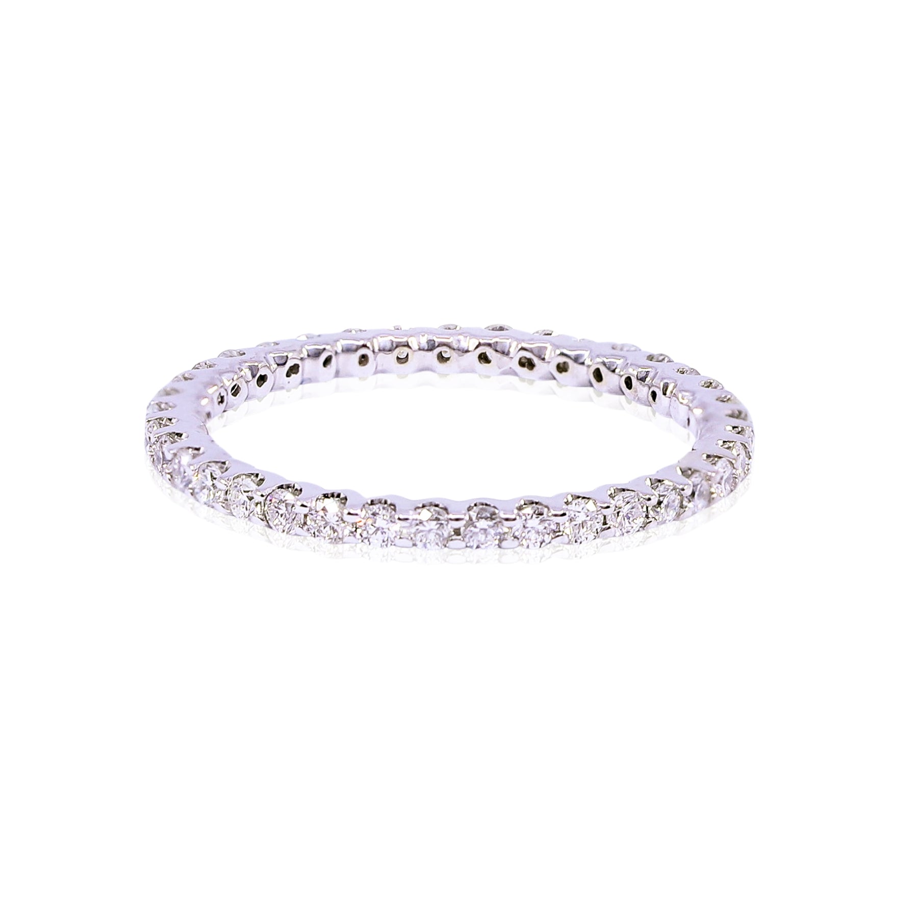 ESTATE PLATINUM DIAMOND ETERNITY BAND - 0.50CTW