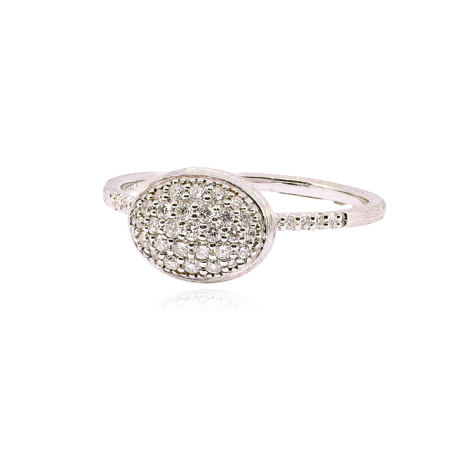 NANIS 18K WHITE GOLD DIAMOND &