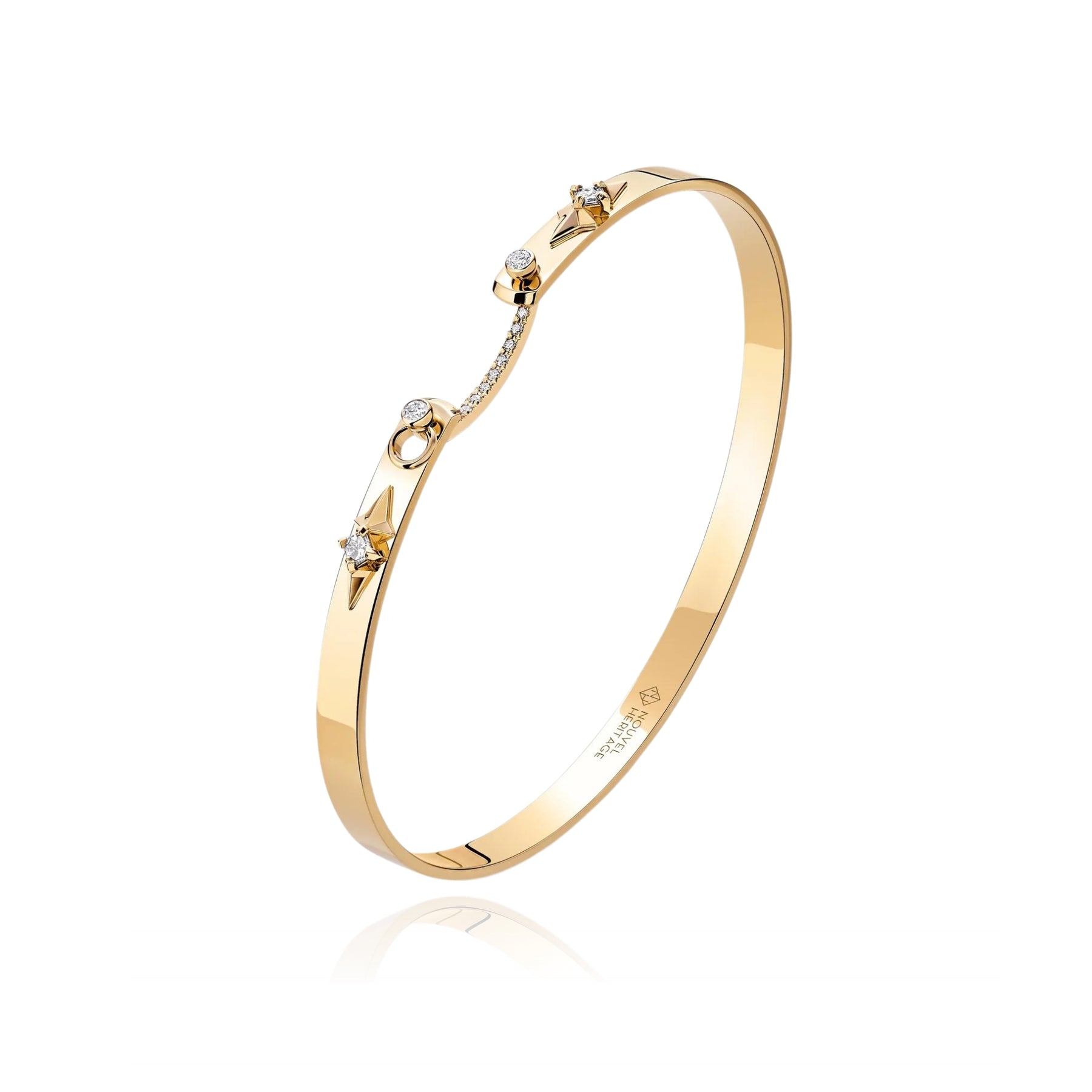 NOUVEL HERITAGE 18K YELLOW GOLD &