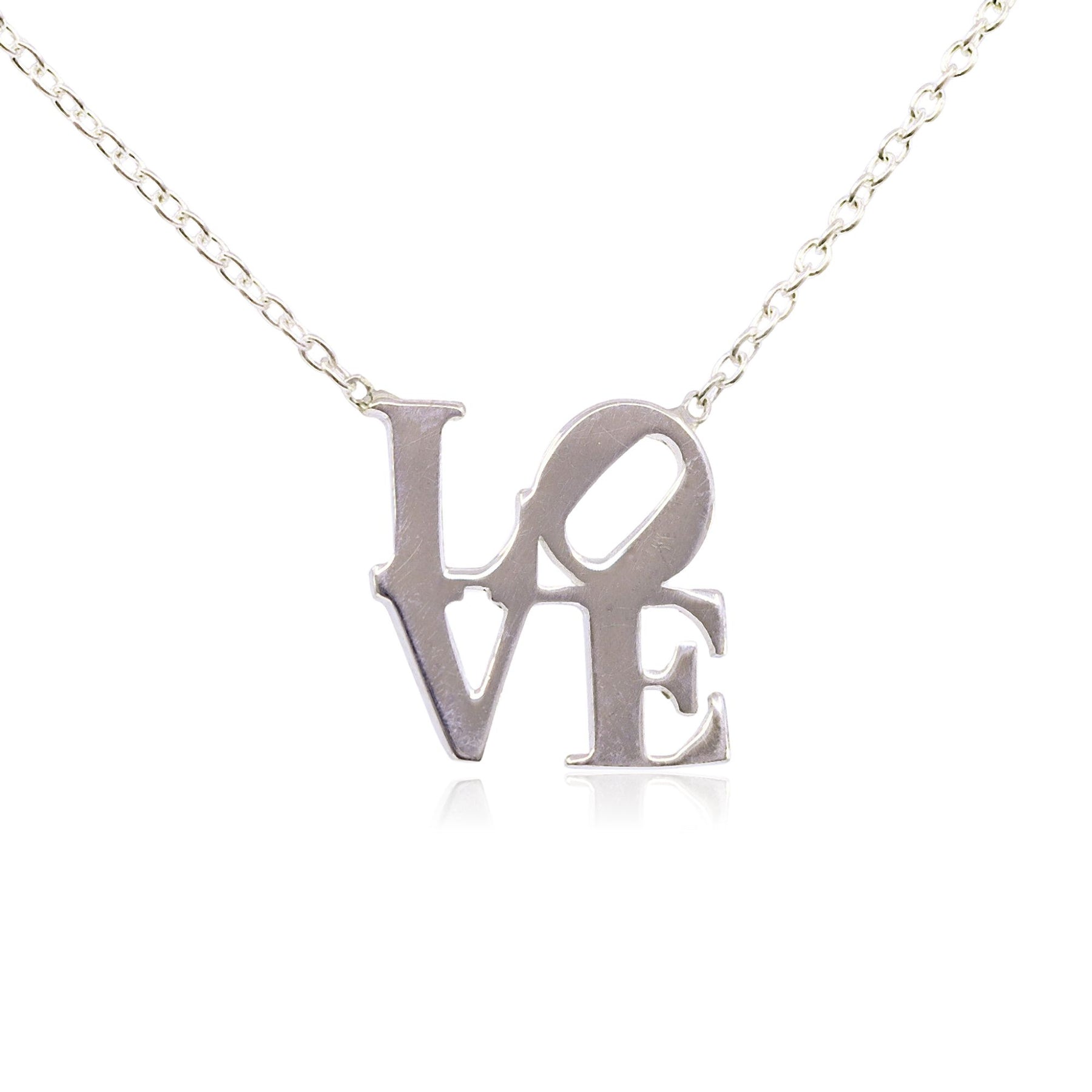 STERLING SILVER LOVE NECKLACE