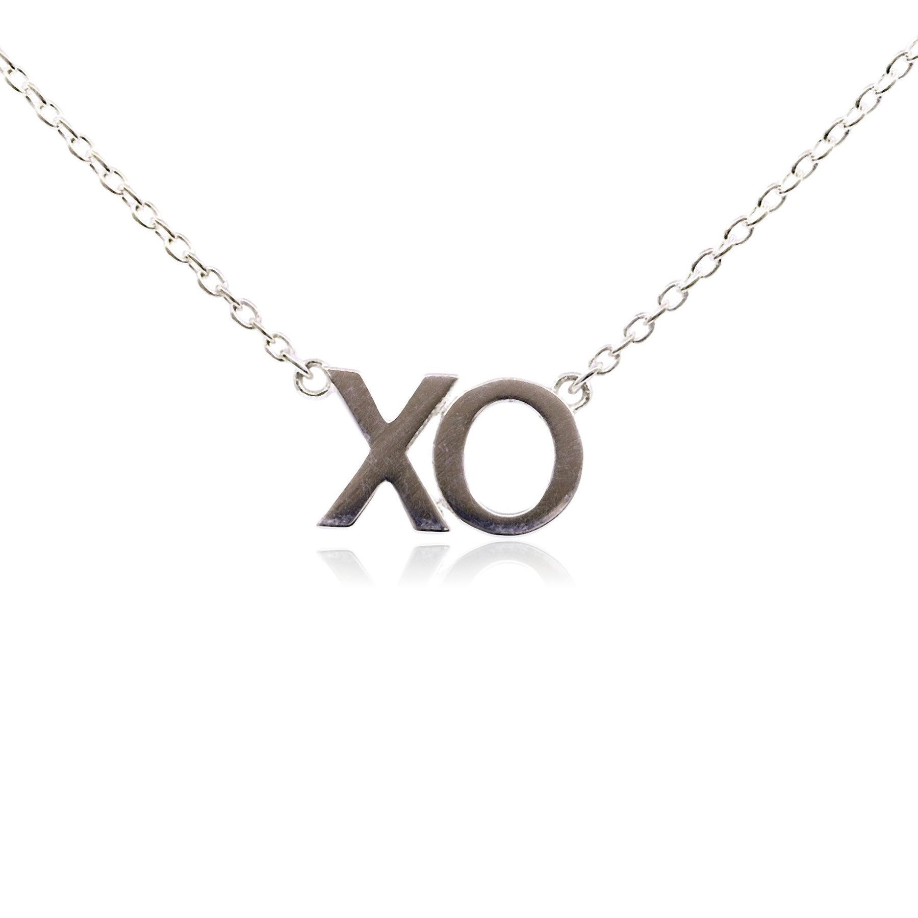 STERLING SILVER "XO" NECKLACE