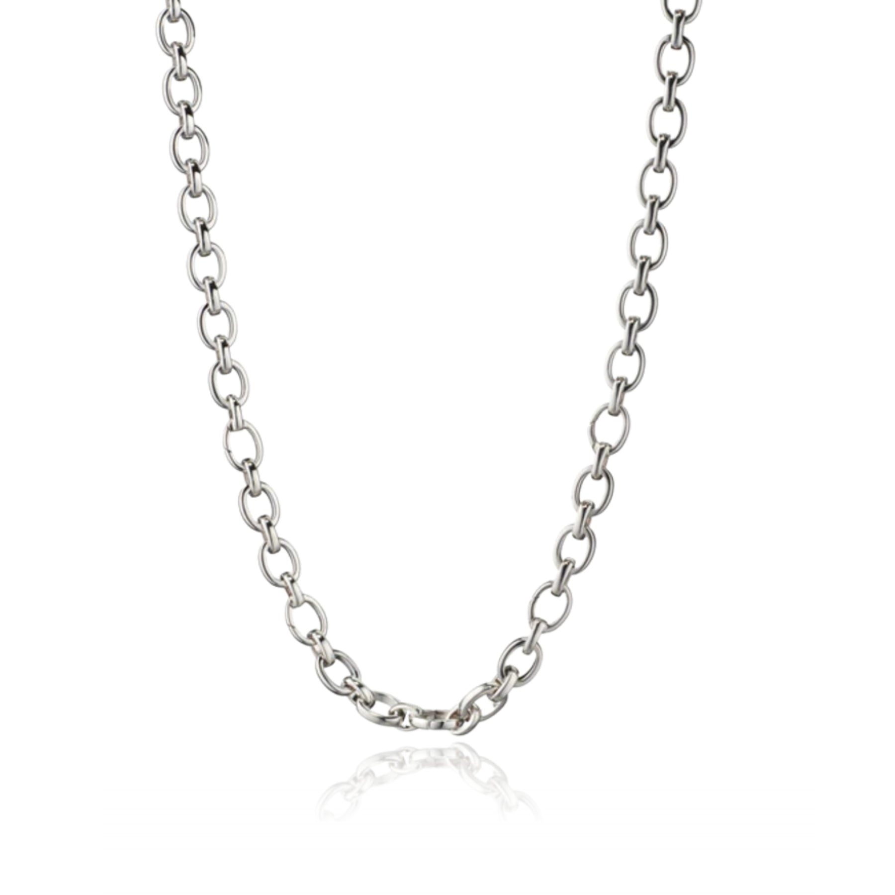 MONICA RICH KOSANN STERLING SILVER "AUDREY" CHARM NECKLACE