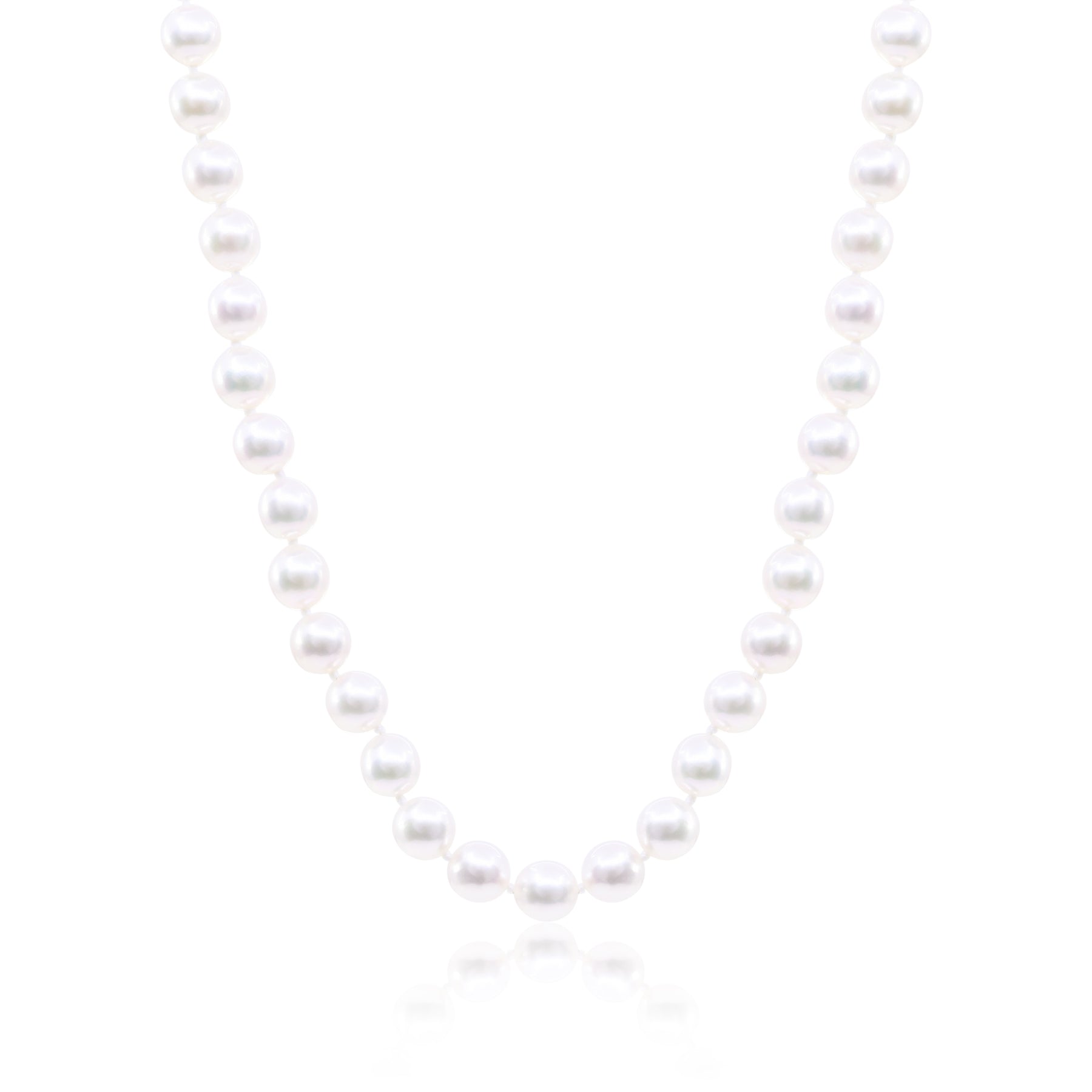 18-INCH 6-6.5MM CULTURED PEARL NECKLACE WITH 14K WHITE GOLD CLASP