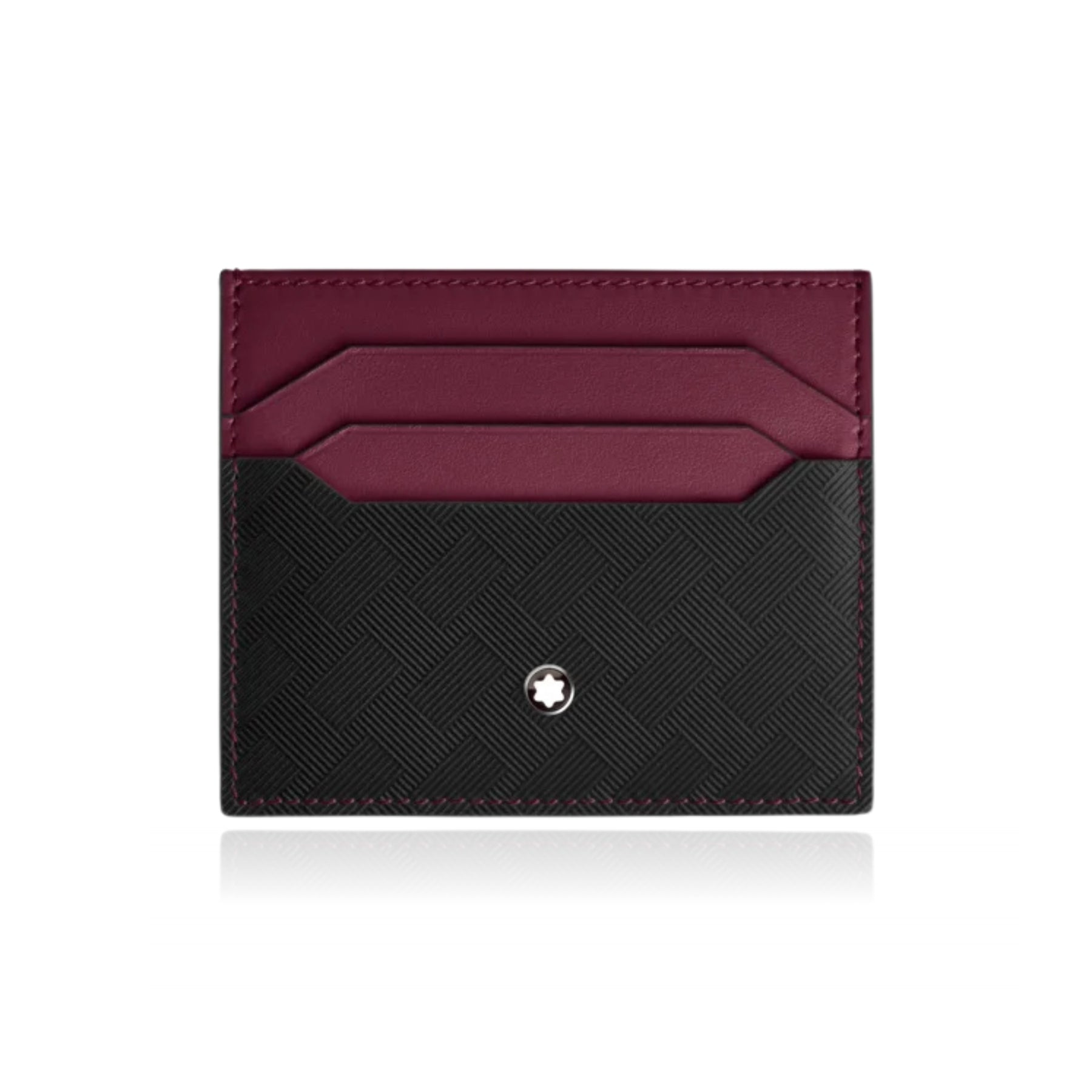 MONT BLANC EXTREME BLACK AND CASSIS CARD HOLDER