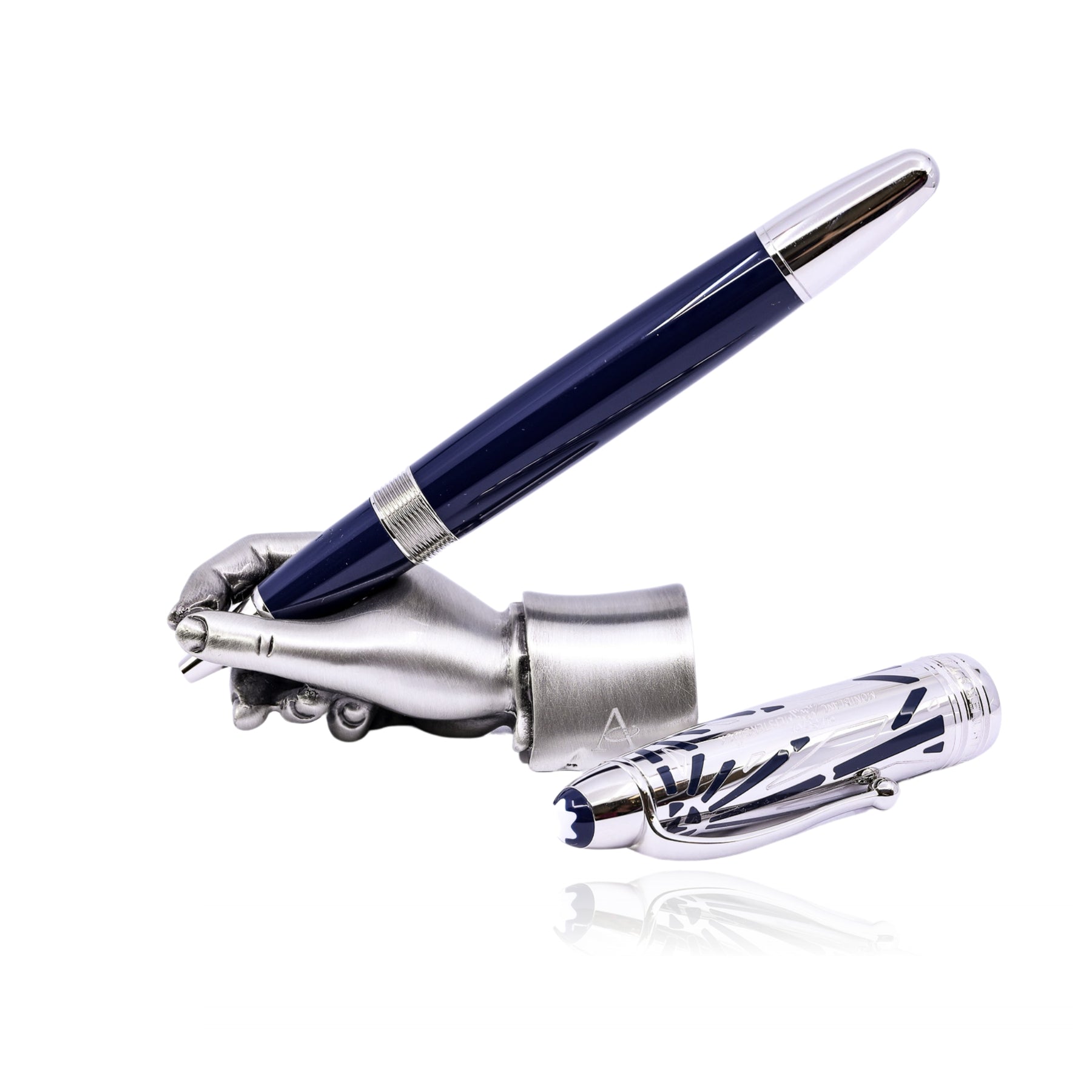 MONT BLANC MEISTERSTUCK THE ORIGIN COLLECTION DOUE LEGRAND BLUE ROLLERBALL PEN