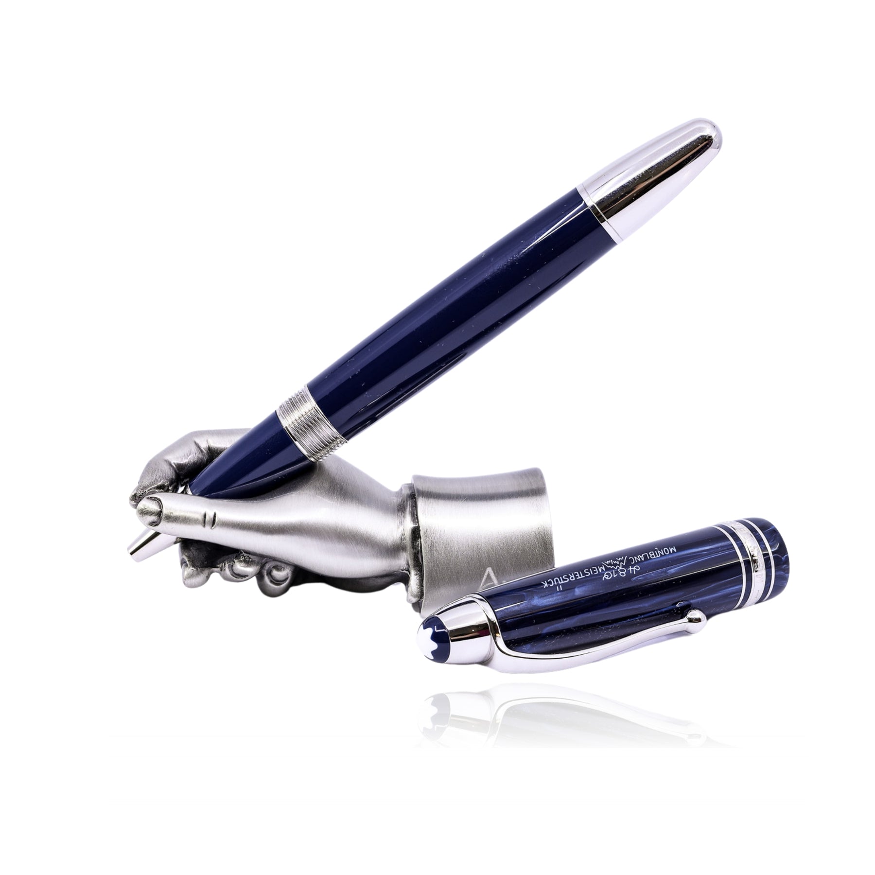 MONT BLANC MEISTERSTUCK THE ORIGIN COLLECTION LEGRAND BLUE ROLLERBALL PEN