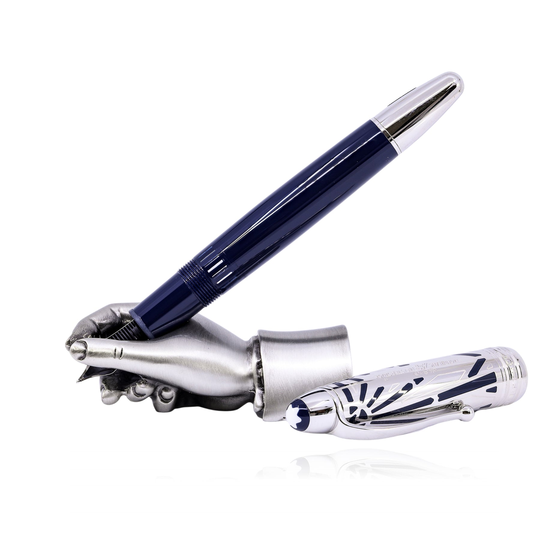 MONT BLANC MEISTERSTUCK THE ORIGIN COLLECTION DOUE LEGRAND BLUE FOUNTAIN PEN