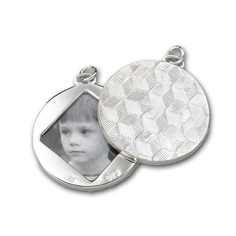 Monica Rich-Kosann Sterling Silver 1.4 Inch Vine Coin Image Case