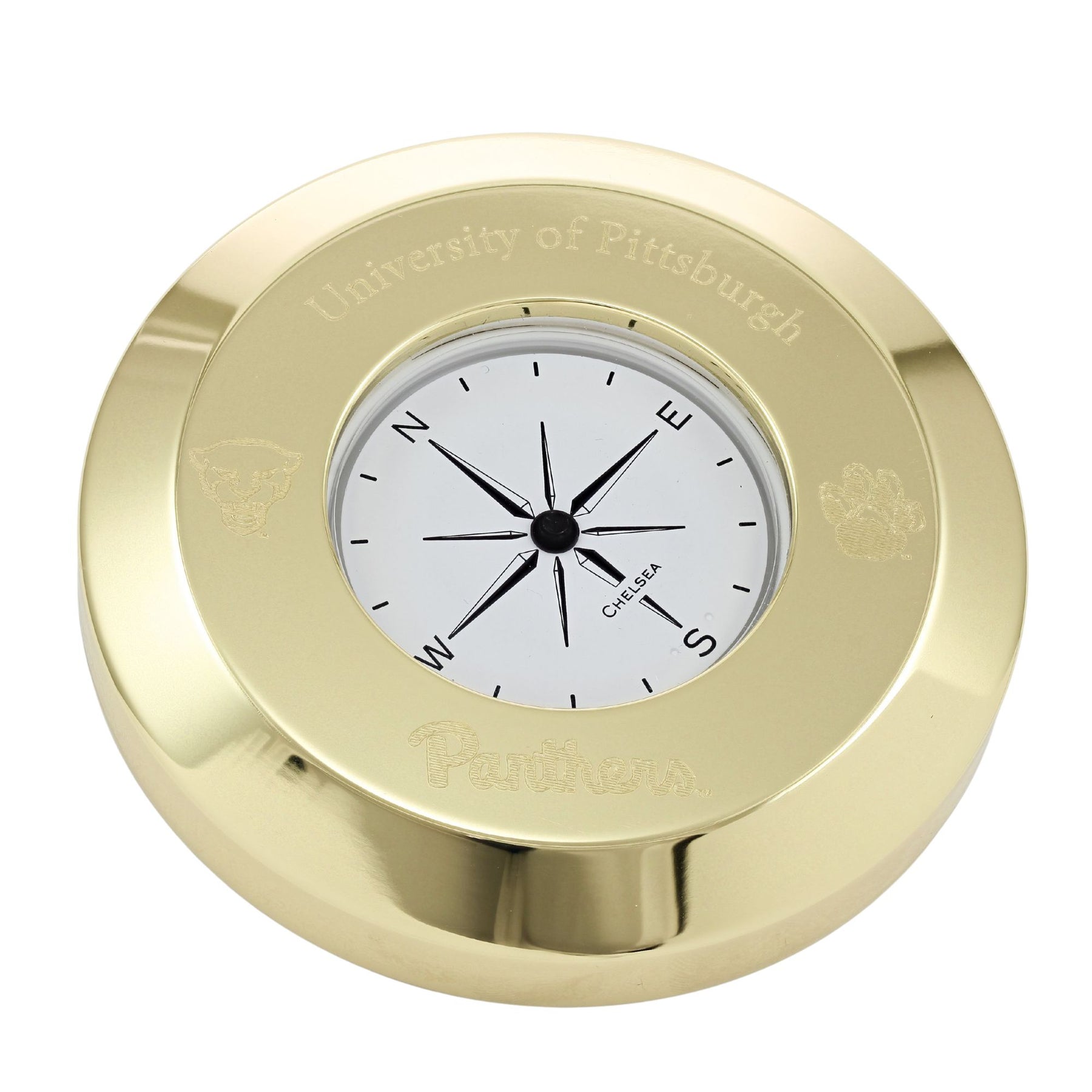 Brass Weighted University of Pittsburgh Compass