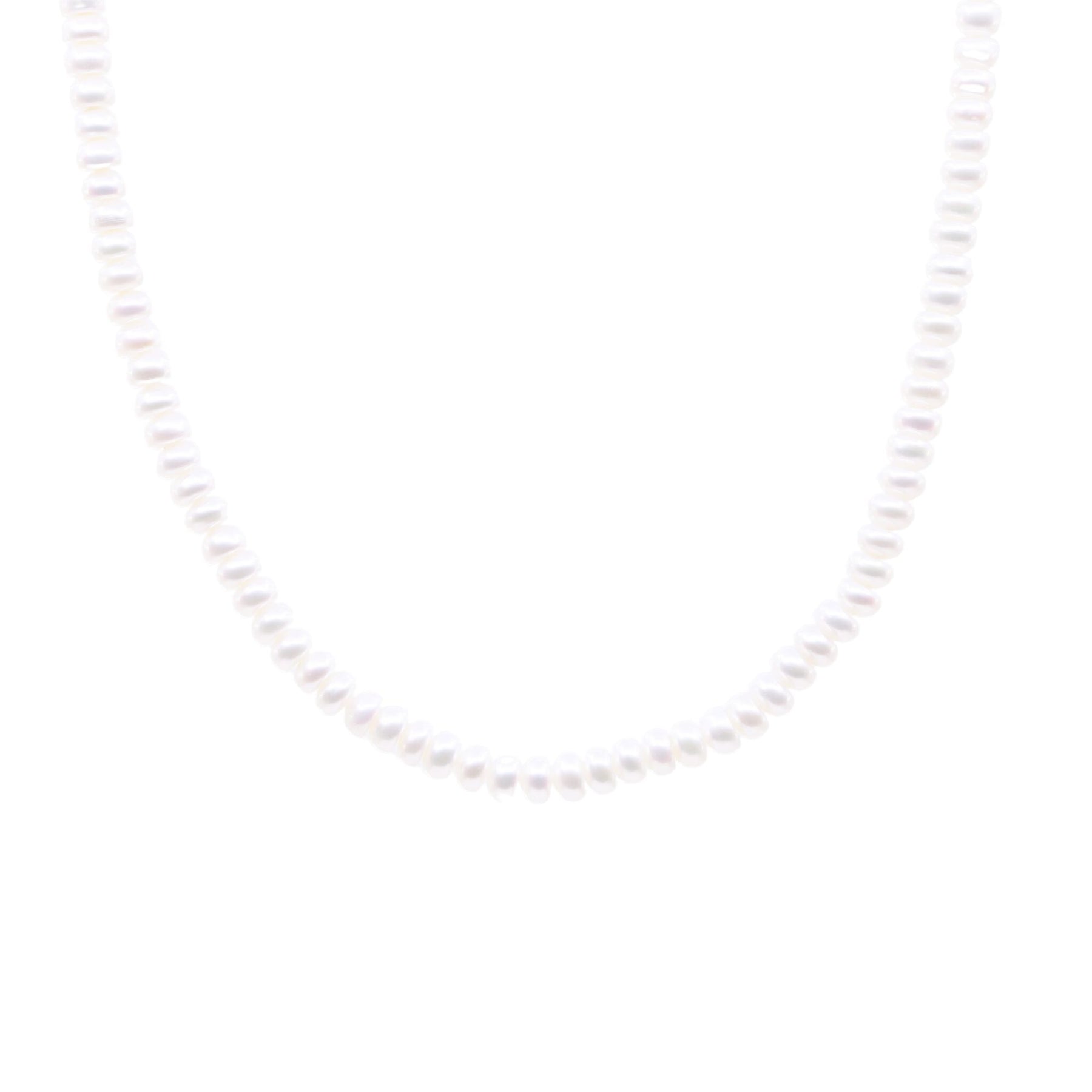 15-INCH 4.5-5MM CULTURED PEARL NECKLACE WITH 14K YELLOW GOLD CLASP