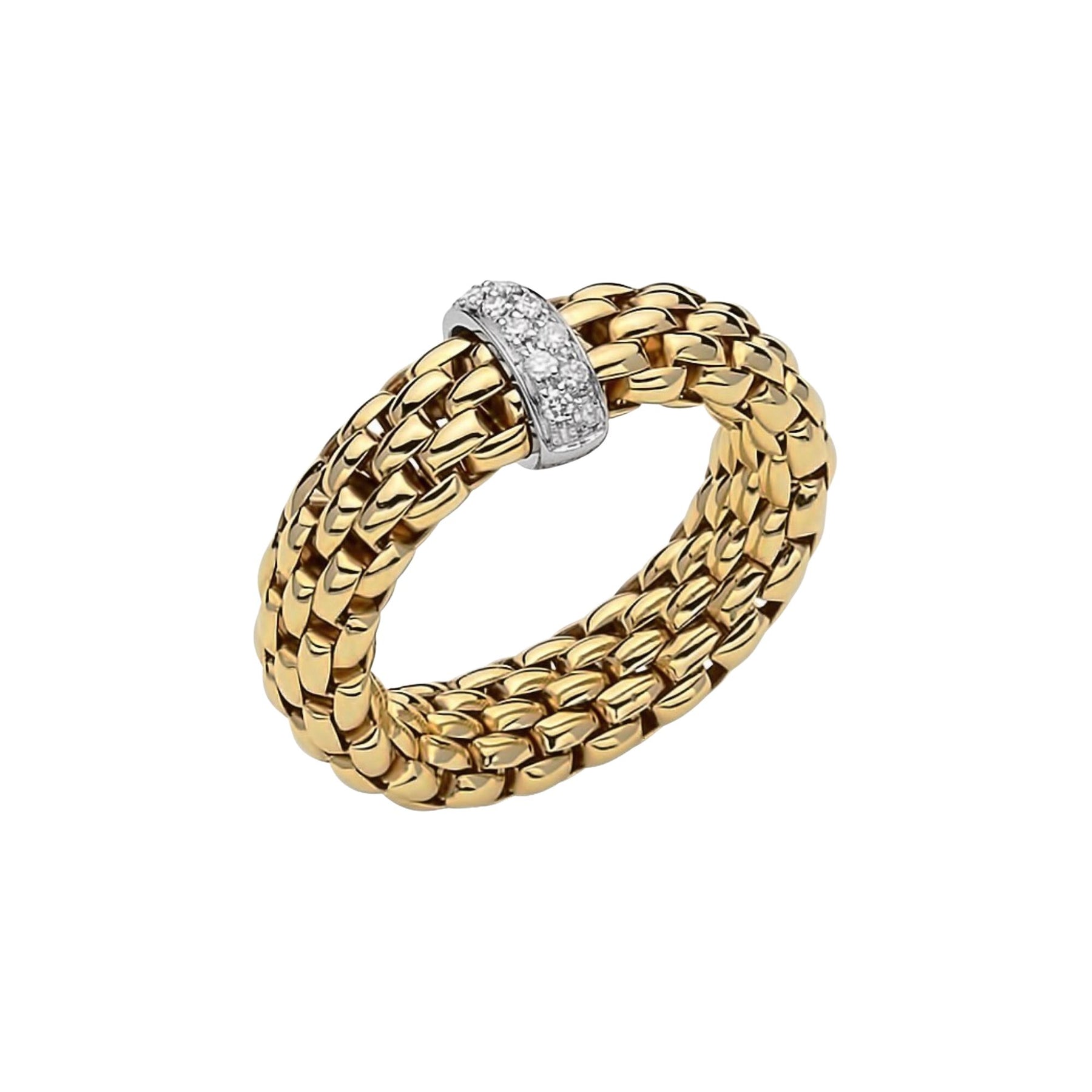 FOPE 18K YELLOW GOLD VENDOME COLLECTION FLEX&