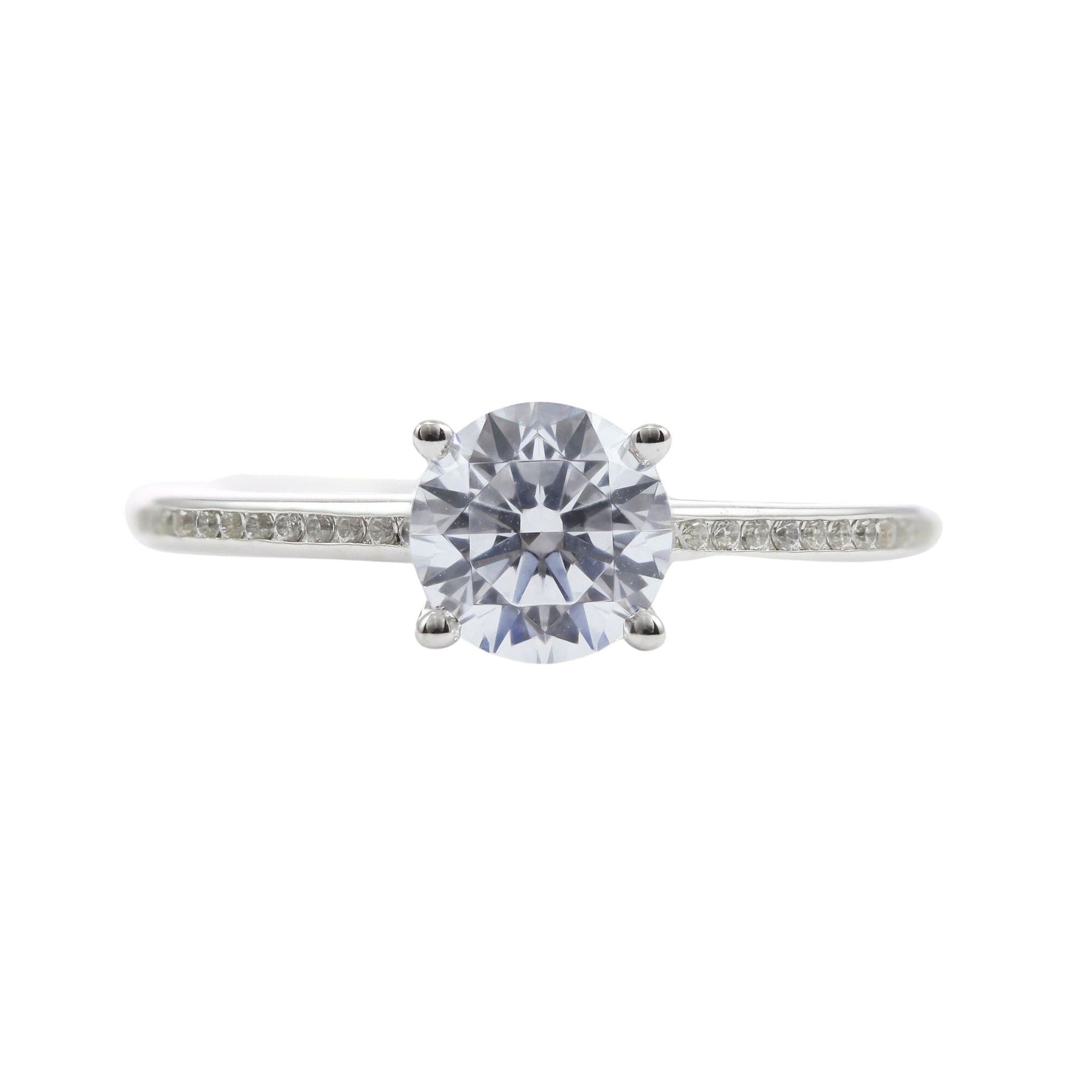 CLASSIQUE CREATIONS CHANNEL-SET DIAMOND ENGAGEMENT RING MOUNTING