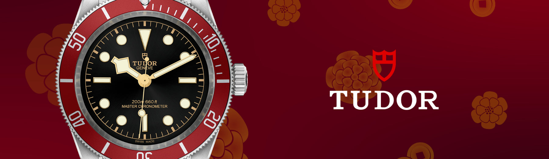 Tudor web banner Black Bay red bezel