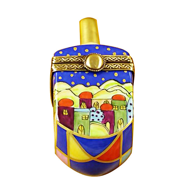 ROCHARD LIMOGES JERUSALEM SCENE DREIDEL